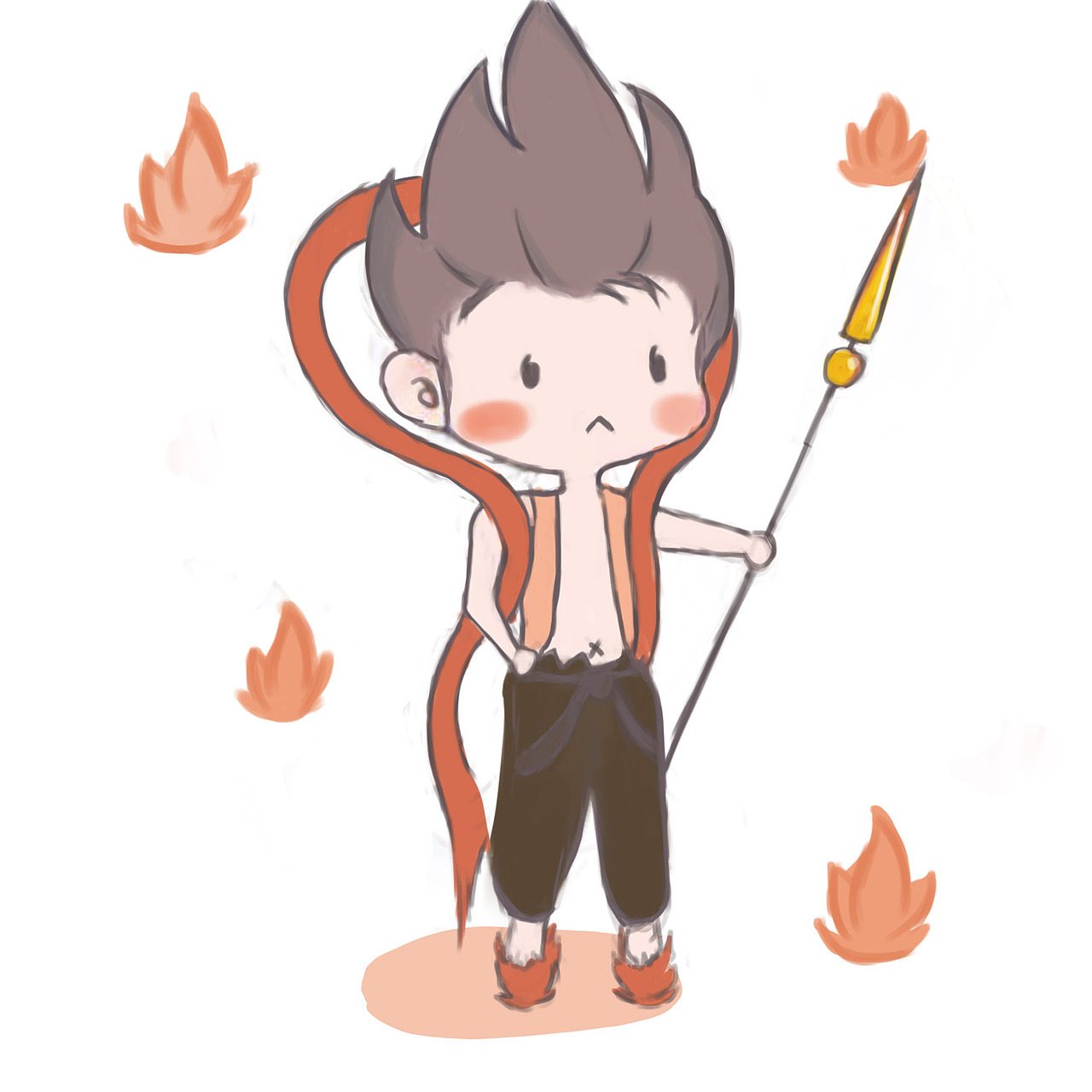 哪吒和敖丙的情侣头像（图ZMTY5ODM2MjQw） - 动画片 - 站酷设计师猫九鱼七原创素材 - 站酷ZCOOL