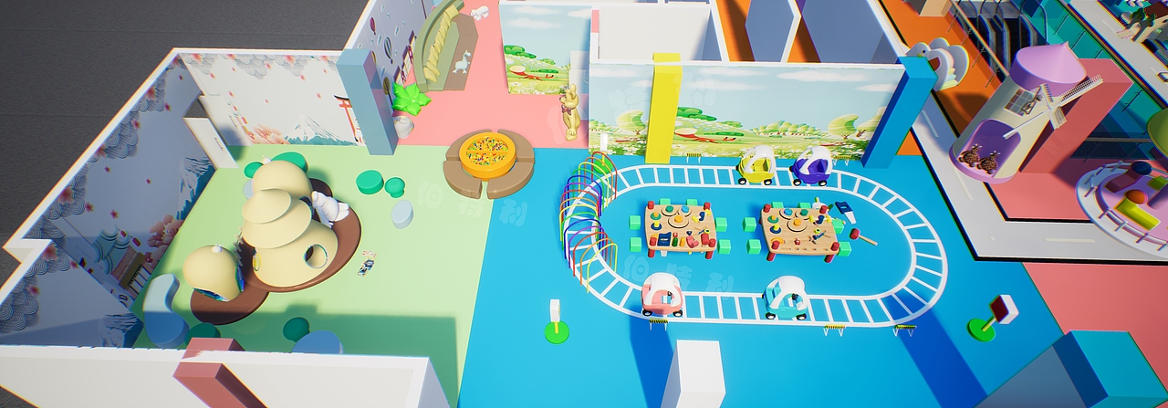 淘气堡作品图片（图ZMTkxMTkxOTYw） - 建筑/空间 - 站酷设计师匠人一心原创素材 - 站酷ZCOOL