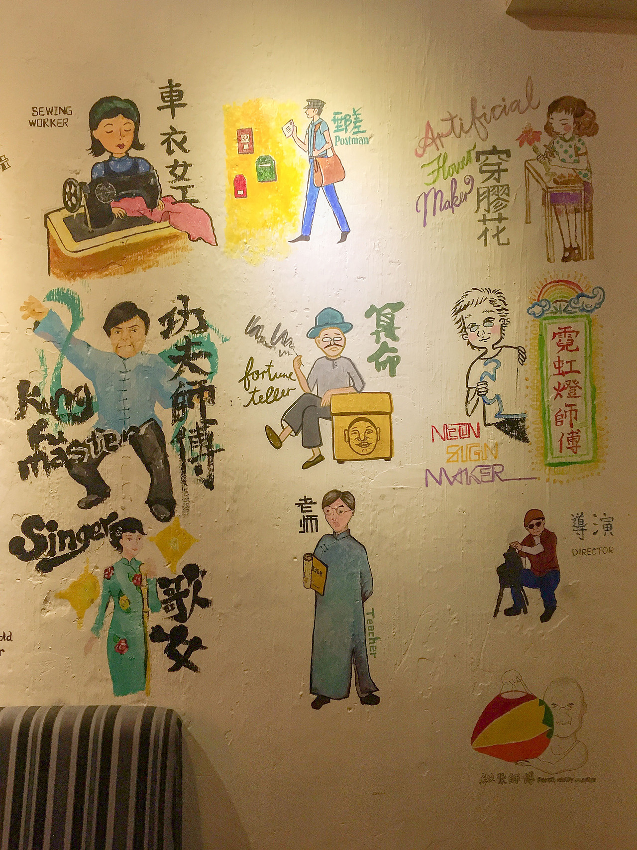 "香港老行業"壁畫活動（图ZMzk5MTEwNDQ=） - 创作习作 - 站酷设计师ChowLee原创素材 - 站酷ZCOOL