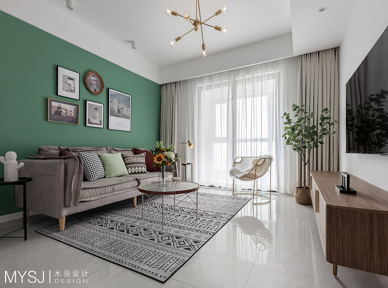 115m²绿色小清新！