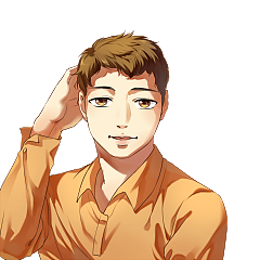 原创作品动漫单幅漫画二次元国漫肖像漫画头像小孩大叔中年人现代