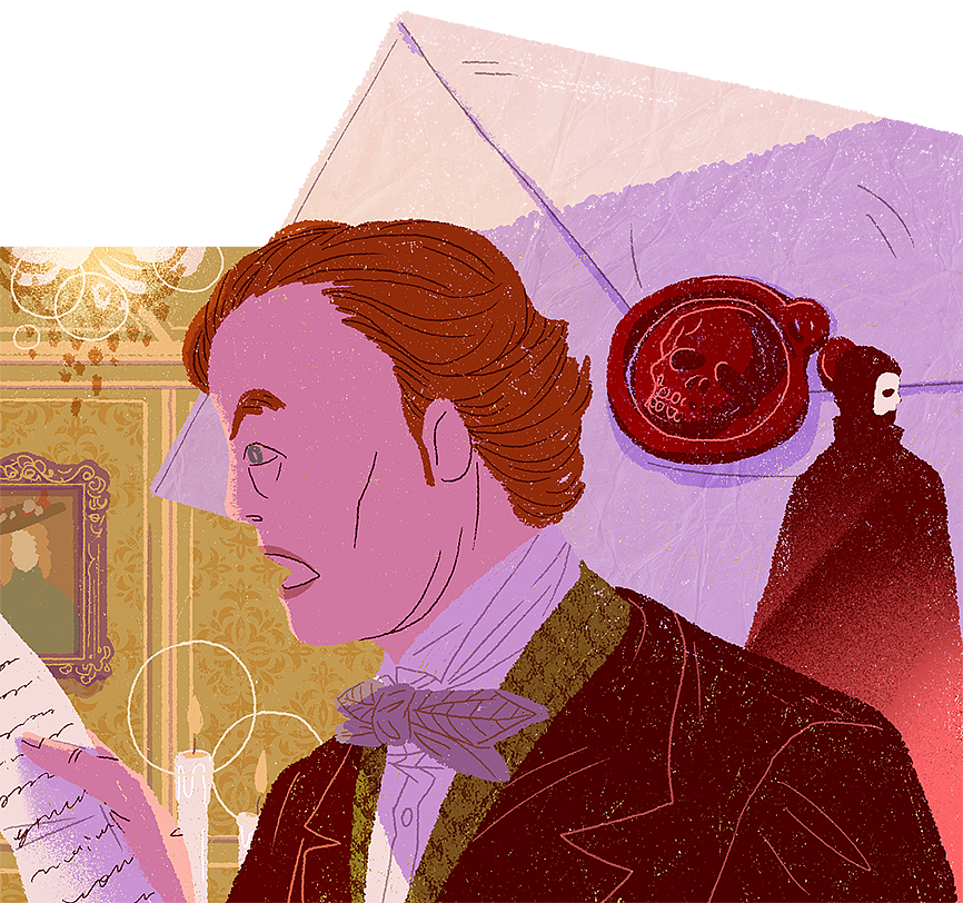 书籍插图 芝士派广播剧系列《歌剧魅影》