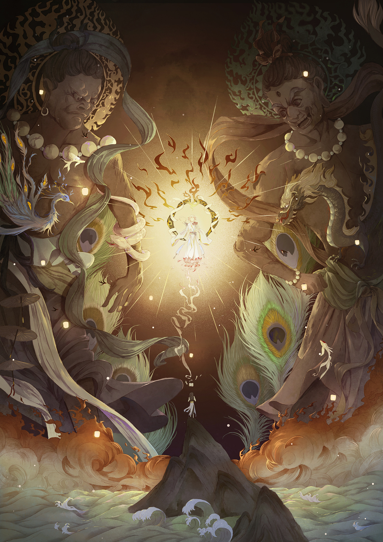 得窥神灵一眼|插画|商业插画|观火ol - 原创作品 - 站酷 (zcool)