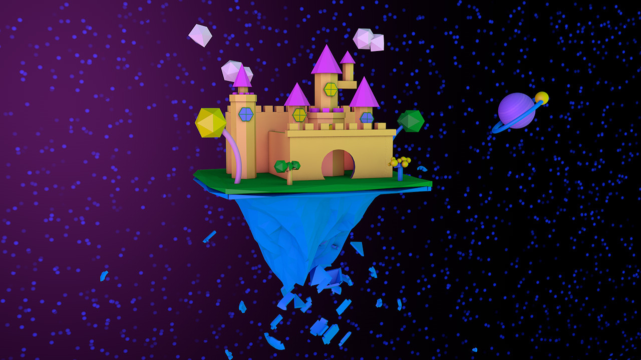 存在于星河之中的城堡,充满梦幻与未来科技感上海/设计爱好者/5年前