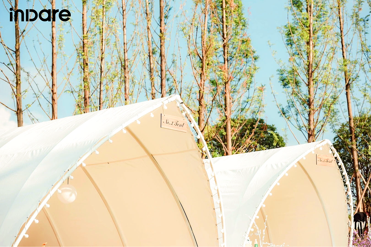 重庆融创 x inDare | 镜山月楼盘营销中心营地景观