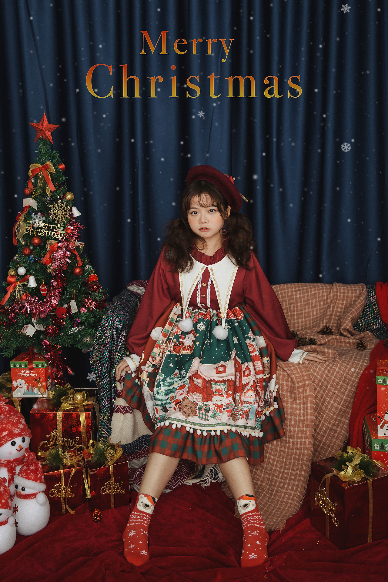 洛丽塔圣诞装