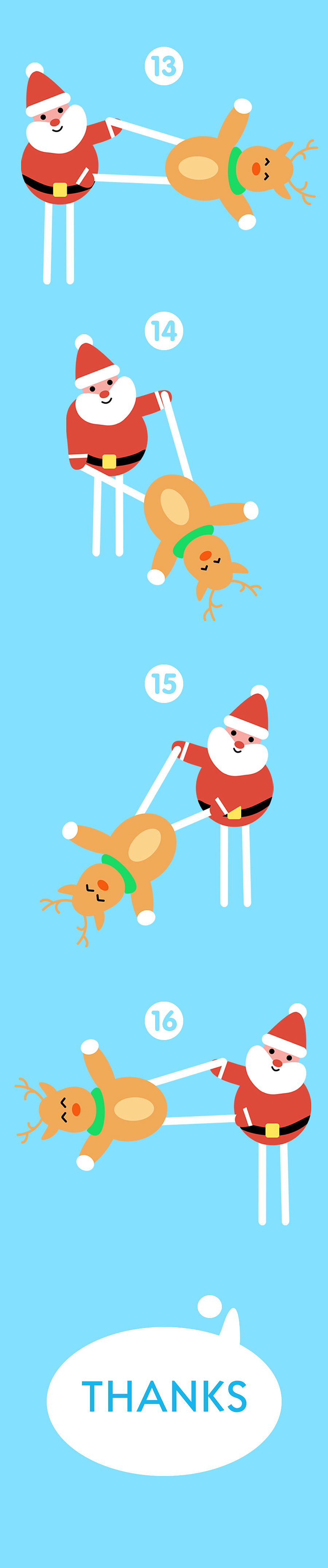 圣诞show time—插画/卡通/动画