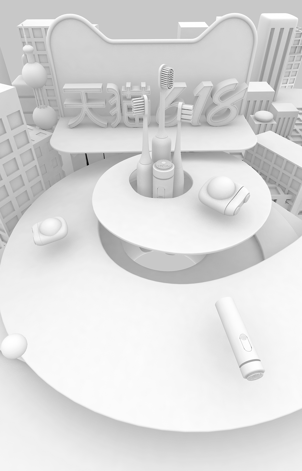 请问一下OC大佬们，为什么OC渲染的毛发是没封顶的圆柱？怎么才能做出封顶的效果？