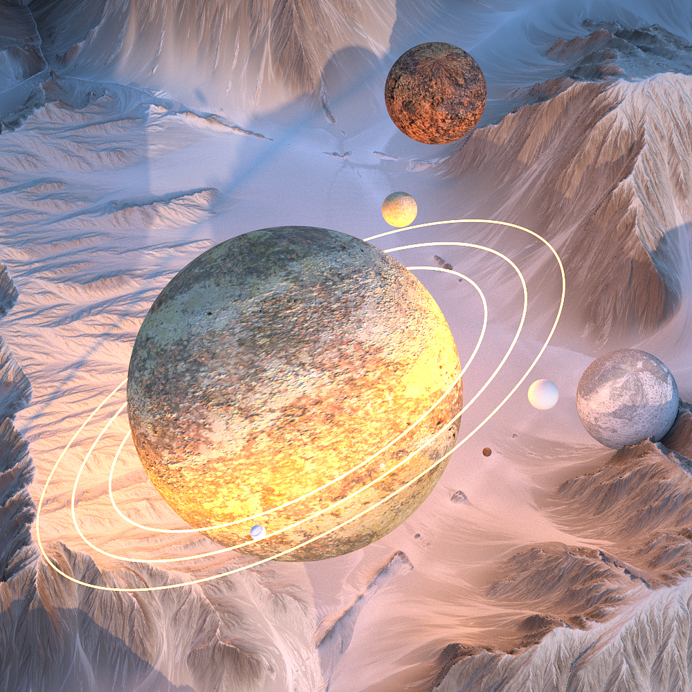 山体宇宙|三维|场景|艾克思皮 - 原创作品 - 站酷 (zcool)