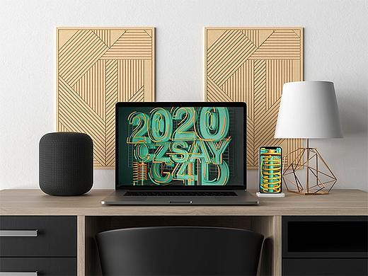 C4D文字海报