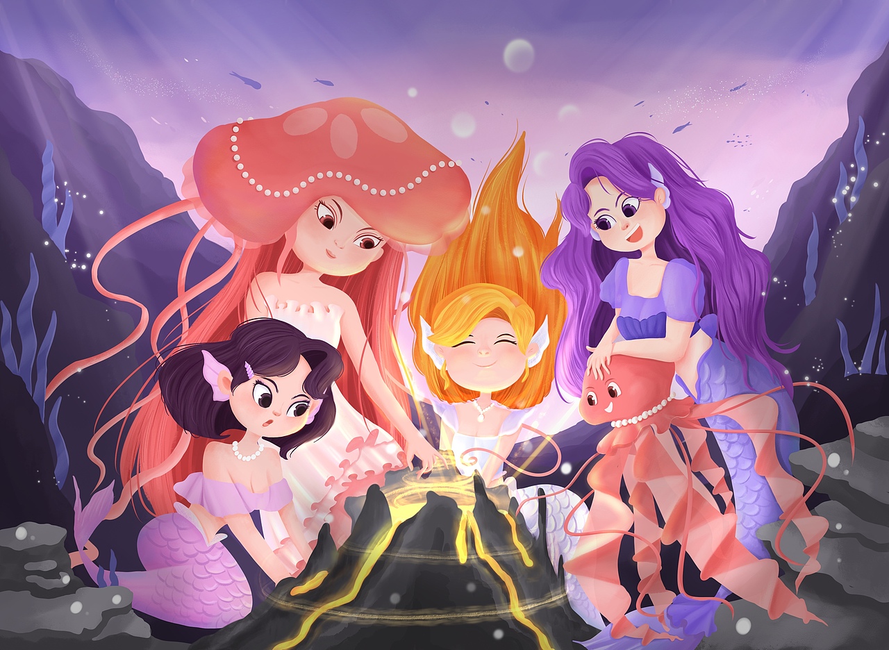 异世界海底料理师（图ZMjY5NzI0MDEy） - 儿童插画 - 站酷设计师穆头脑袋原创素材 - 站酷ZCOOL