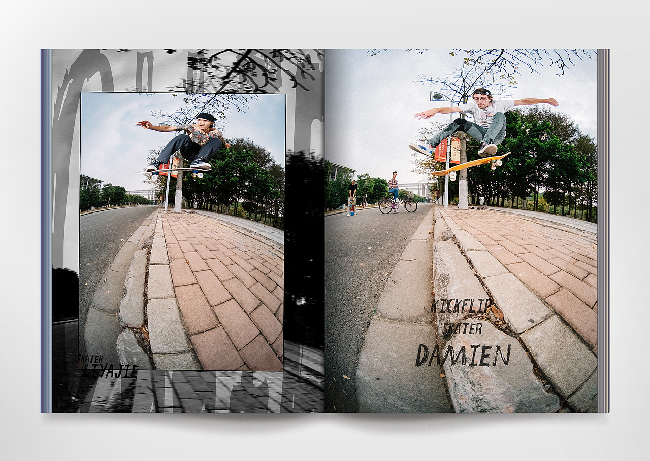 滑板摄影画册《city skatelife》下