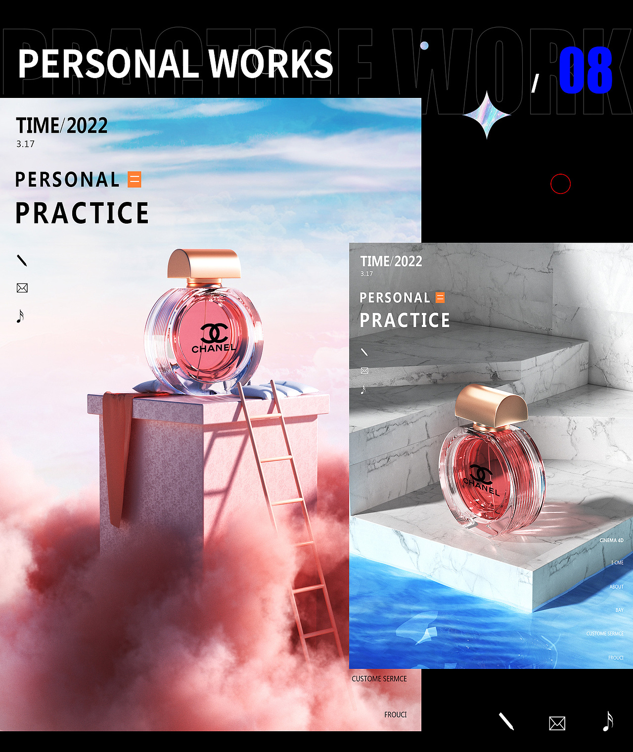 2022 部份C4D渲染作品（图ZMjk0NjcwOTg4） - 产品 - 站酷设计师一丿丶乙丨原创素材 - 站酷ZCOOL