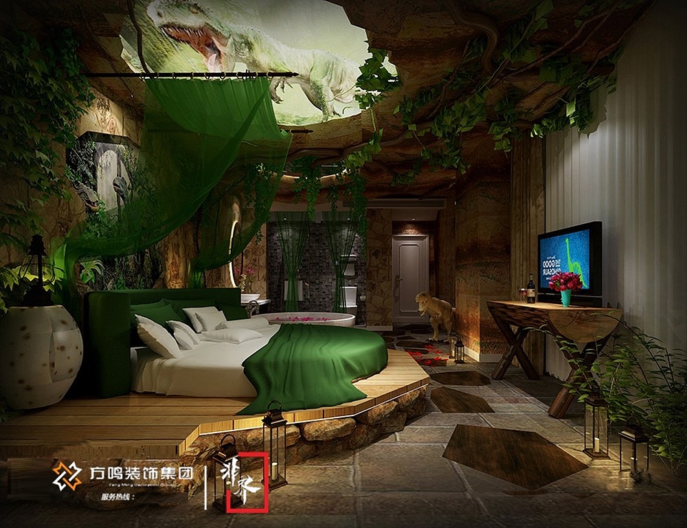 海滩丛林主题酒店设计_主题酒店装修效果图（图ZMTc5MjI2Njc2） - 家装设计 - 站酷设计师方鸣装饰集团原创素材 - 站酷ZCOOL
