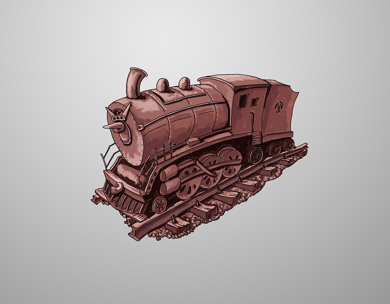 火车头（图ZMjk0NjUwMTA4） - 雕塑 - 站酷设计师金诚雕塑设计原创素材 - 站酷ZCOOL