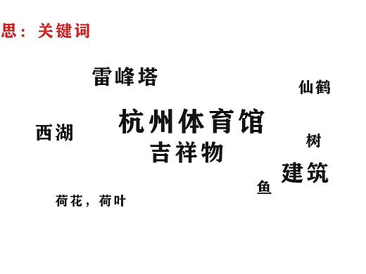 国潮建筑插画  杭州