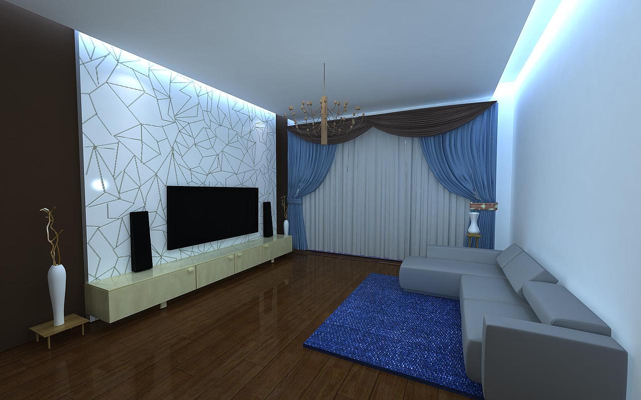 3d 室内装饰效果图