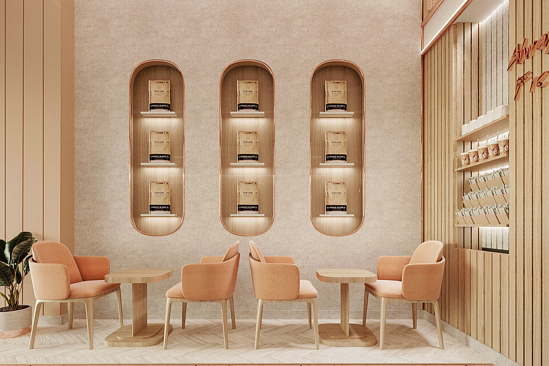 烘焙店装修设计（图ZMjY4NjE1MzA4） - 酒店餐饮设计 - 站酷设计师余温啊原创素材 - 站酷ZCOOL