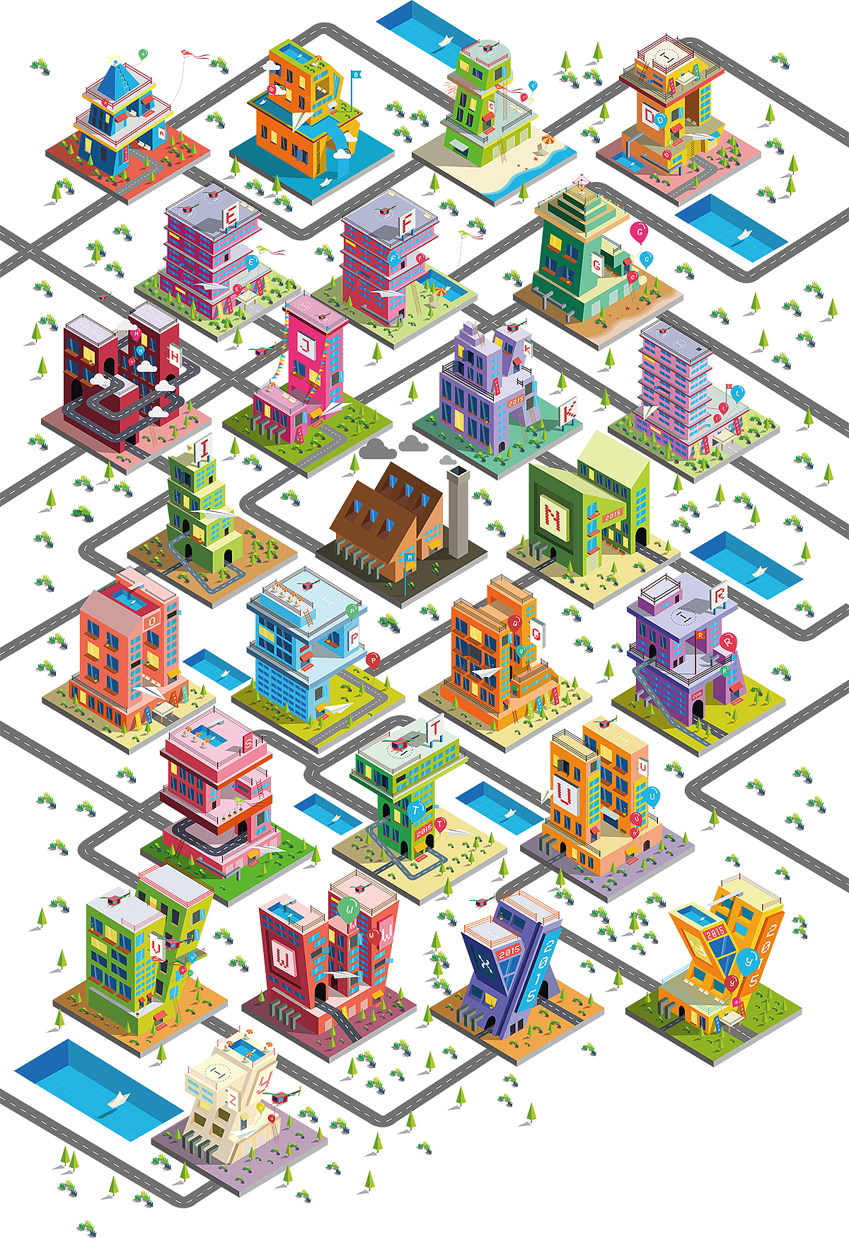 建筑物英文字体（图ZMjk4MjY3OTI=） - 交互/UE - 站酷设计师LeeDH原创素材 - 站酷ZCOOL