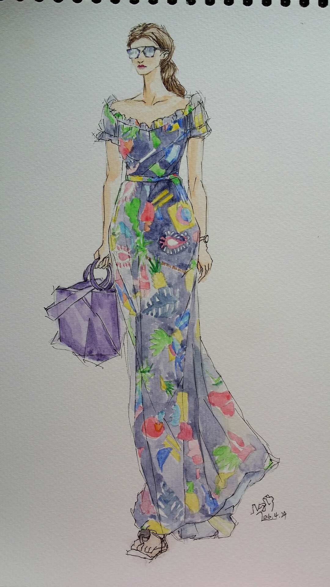 时装插画(2016年女装)（图ZNDg2NDE3MzY=） - 休闲/流行服饰 - 站酷设计师箐蛙原创素材 - 站酷ZCOOL