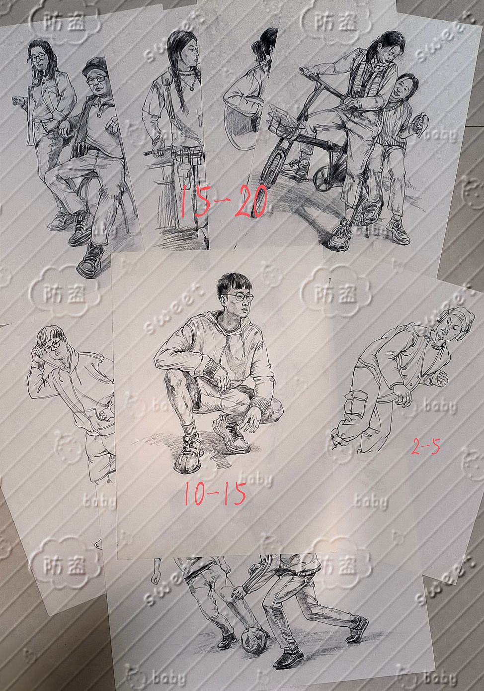 素描速写色彩水彩有人要吗