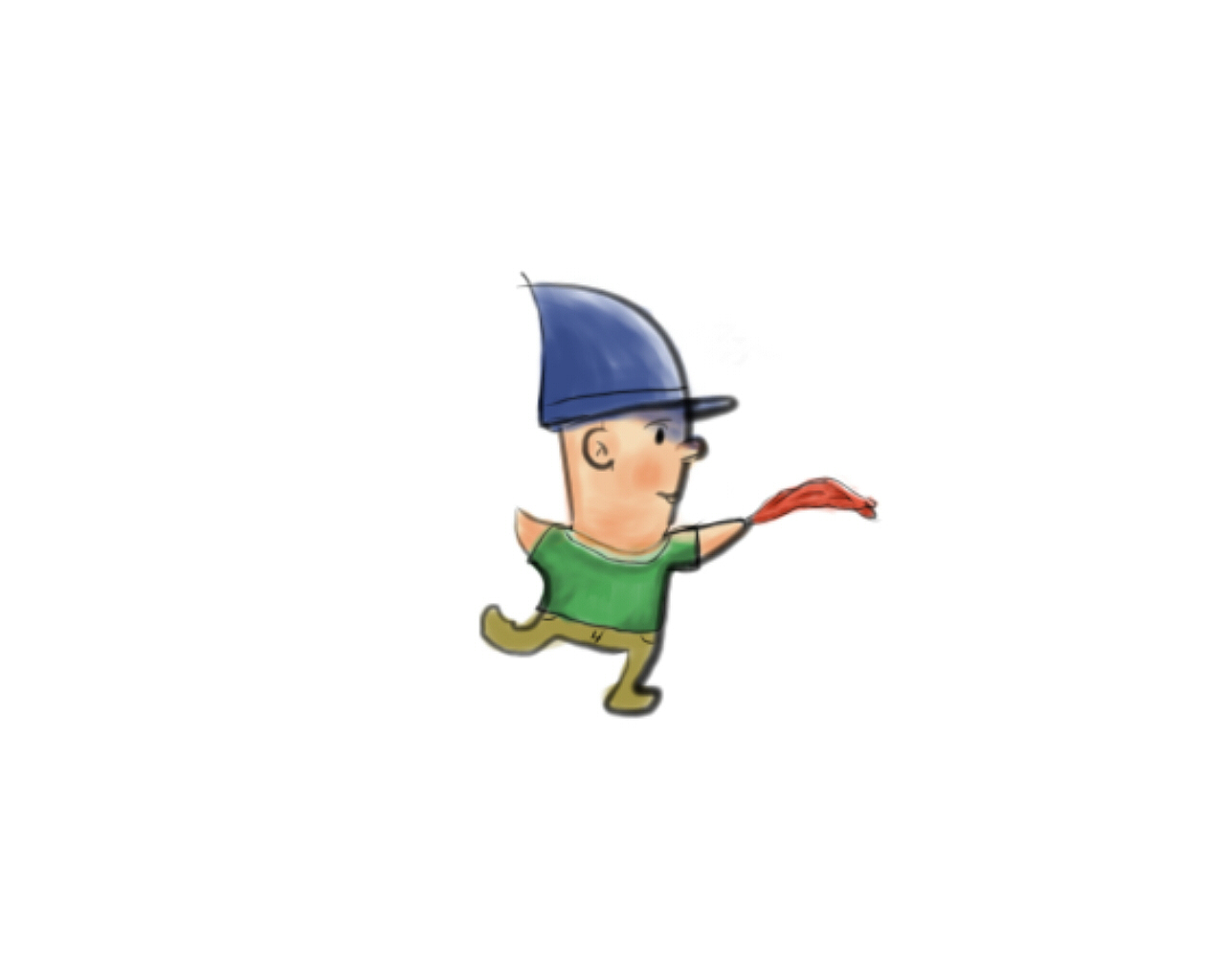 我叫小布点，会丢手绢儿（图ZMTU5OTc3OTc2） - 艺术插画 - 站酷设计师MG今厦原创素材 - 站酷ZCOOL