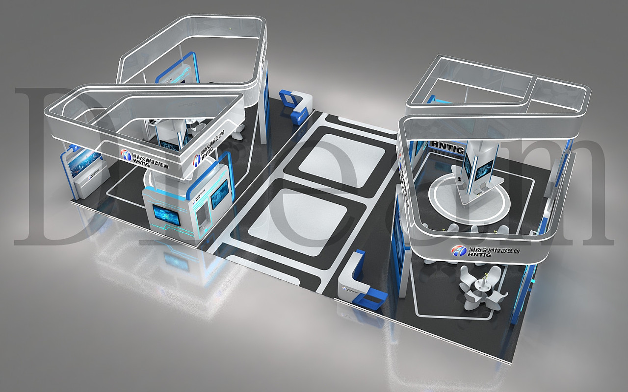 科技感展会设计|空间|展陈设计|一拳sj - 原创作品 - 站酷 (zcool)