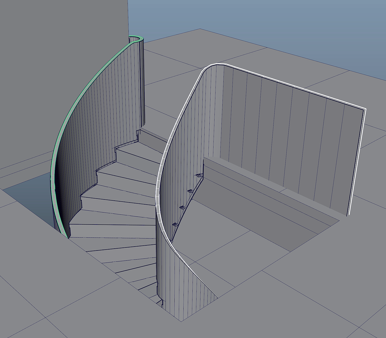 卡素金属美学：旋转楼梯深化设计（图ZMTc3MTE5ODI4） - 建筑/空间 - 站酷设计师卡素金属美学原创素材 - 站酷ZCOOL