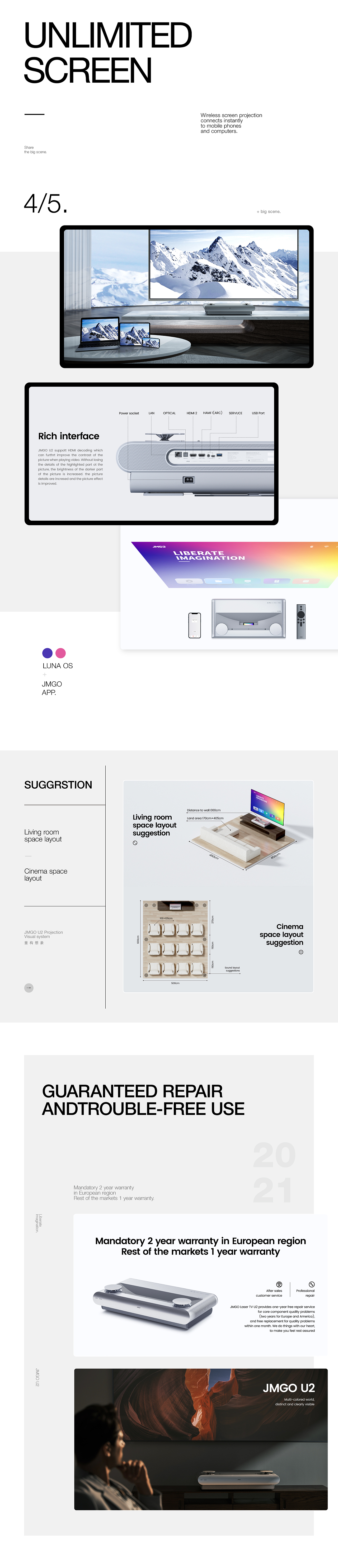 JMGO x MAPHUS U2旗舰海外传播视效设计全案