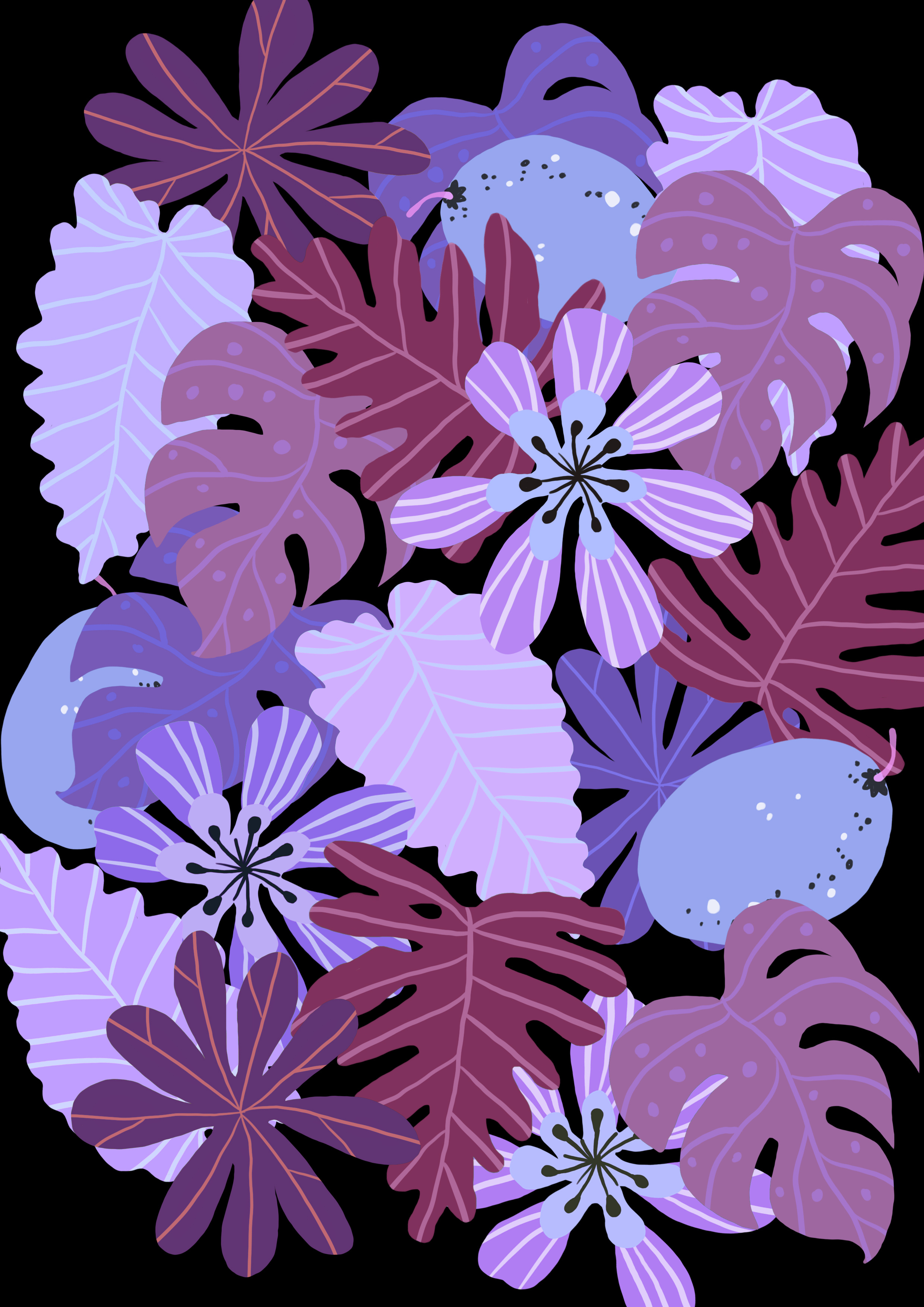 叶子|插画|插画习作|小唯licy - 原创作品 - 站酷 (zcool)