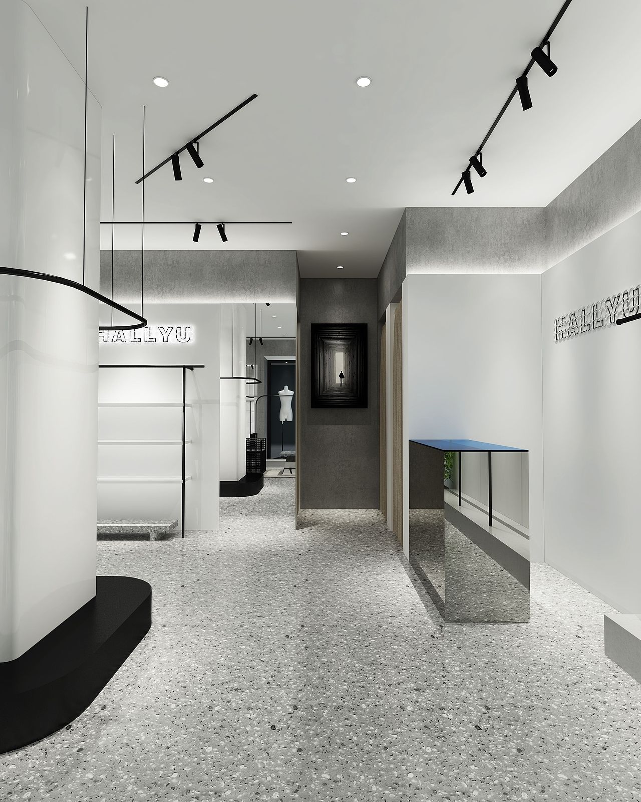 宏图设计机构男装店设计（图ZMTY5NTg1NDI0） - 展陈设计 - 站酷设计师空白设计研究室原创素材 - 站酷ZCOOL
