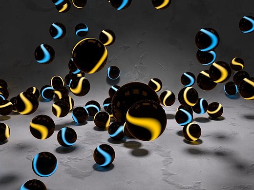 临摹b站球体下落