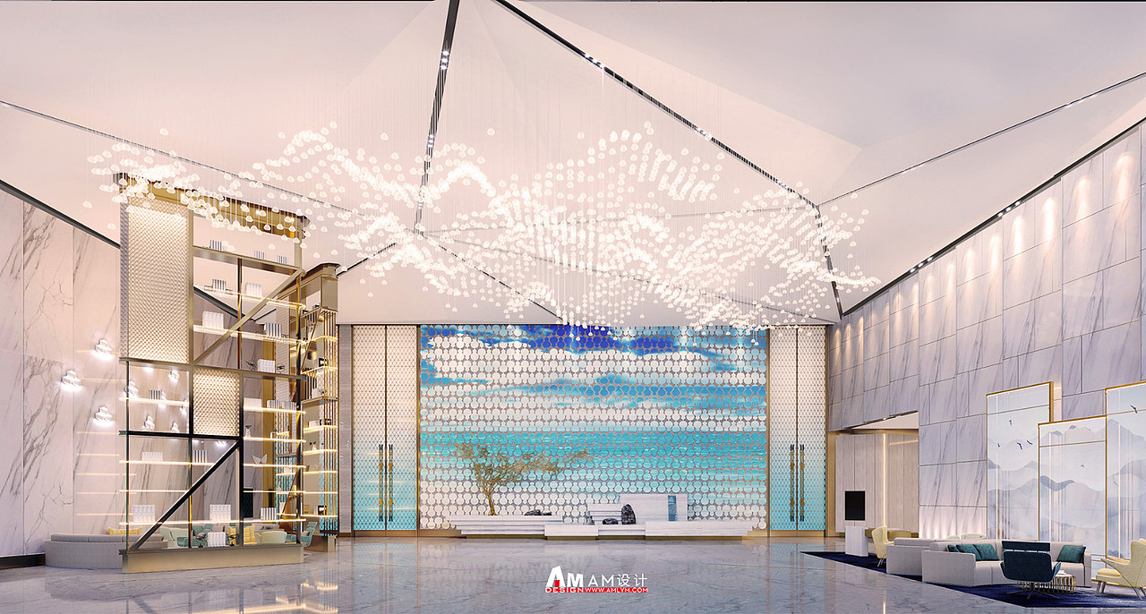 百万大美酒店大堂设计