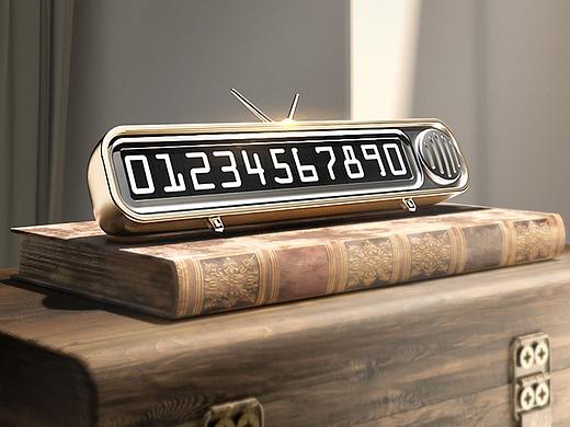 车品详情-复古号码牌