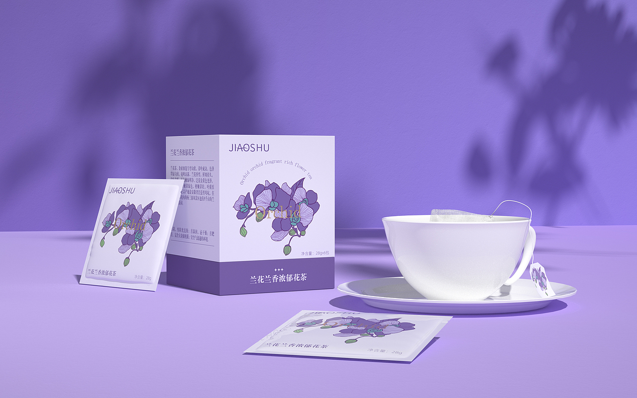 花茶产品包装设计 | JIAOSHU（图ZMjY3NjUxODUy） - 包装 - 站酷设计师Talina娜原创素材 - 站酷ZCOOL