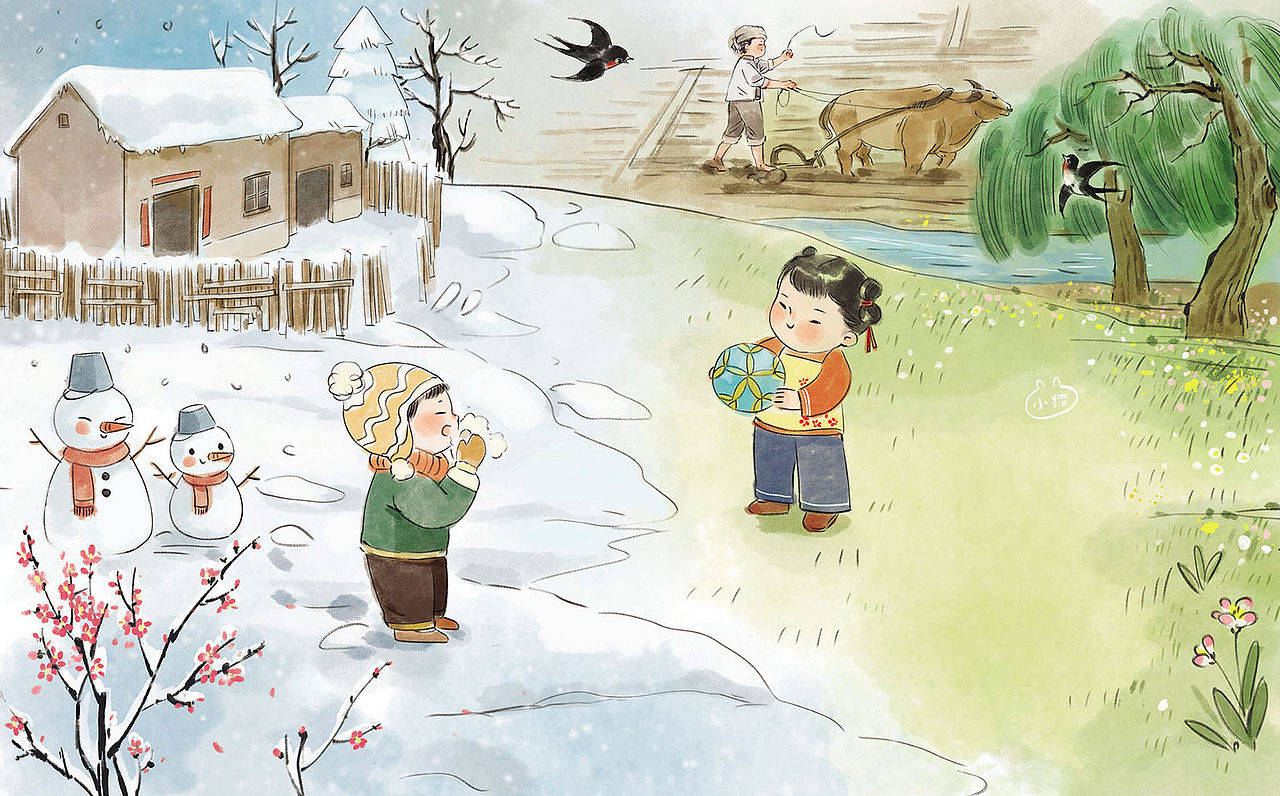 童谣图书插画（图ZMjMzOTIxNjc2） - 绘本 - 站酷设计师小猪君原创素材 - 站酷ZCOOL