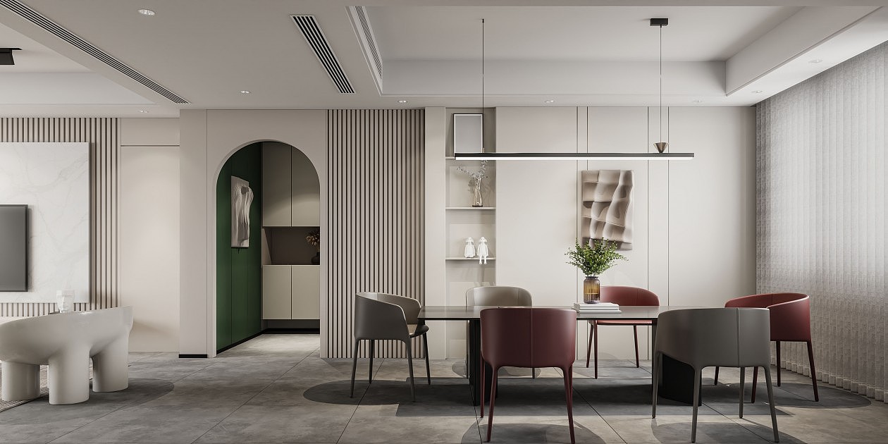 现代简约客餐厅