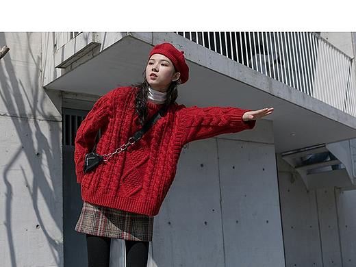 韩版复古通勤冬季宽松毛衣（个人主页-ZNDEzOTI3Mjg=） - 休闲/流行服饰 - 站酷设计师智能美工机器人原创素材 - 站酷ZCOOL