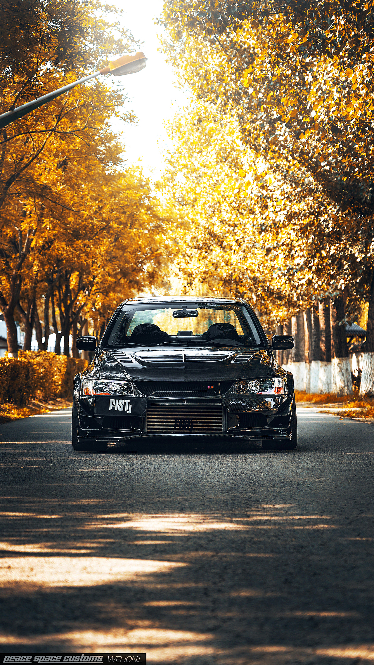 汽车摄影:三菱 evolution ix