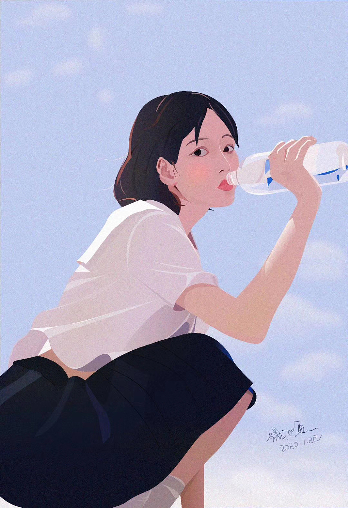 一组人物头像练习（图ZMjQ4MzE4MDc2） - 创作习作 - 站酷设计师空城飞鱼原创素材 - 站酷ZCOOL