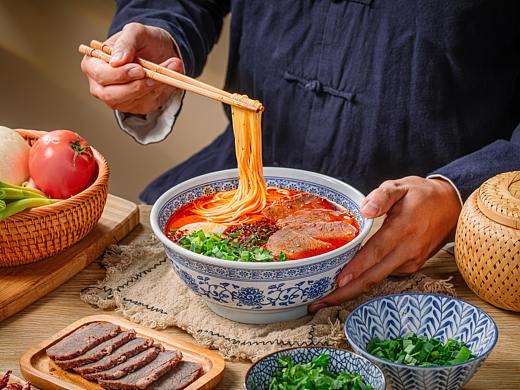牛肉面拍摄