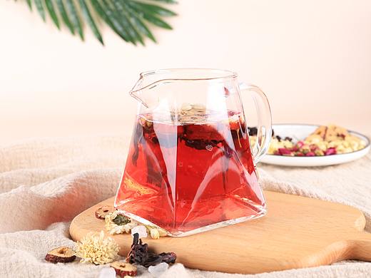 拍摄，花茶