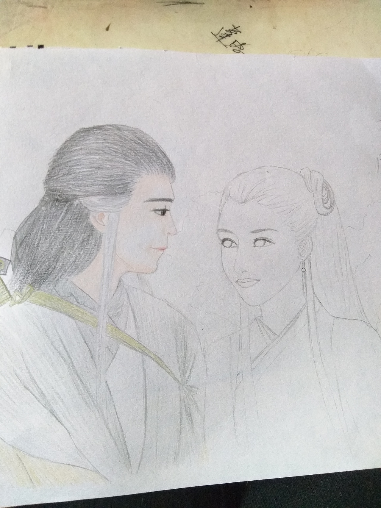 【彩铅】神雕侠侣|插画|创作习作|未来来_原创作品-站酷zcool