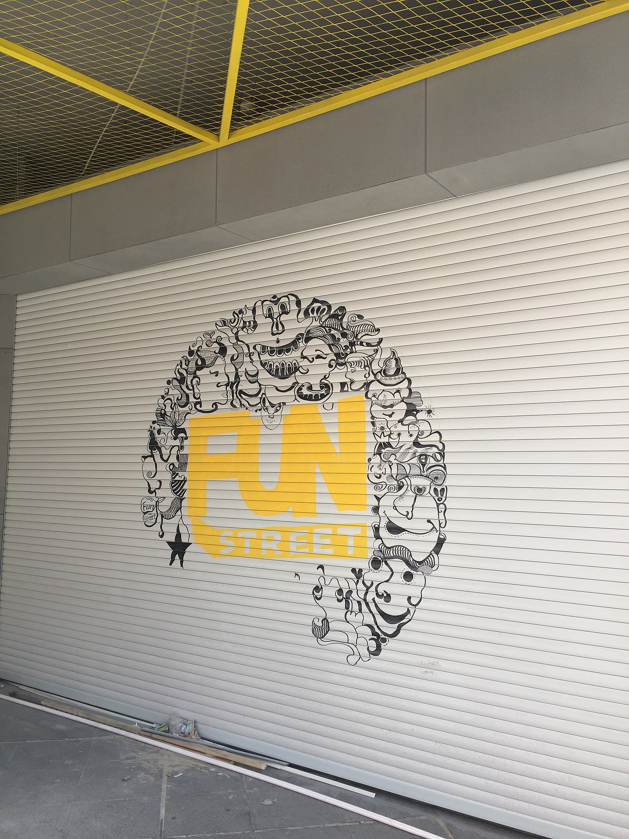 餐饮街 涂鸦（图ZMTEyNjQyOTA0） - 新锐潮流插画 - 站酷设计师权小辫原创素材 - 站酷ZCOOL