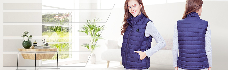 加热马甲女(亚马逊)