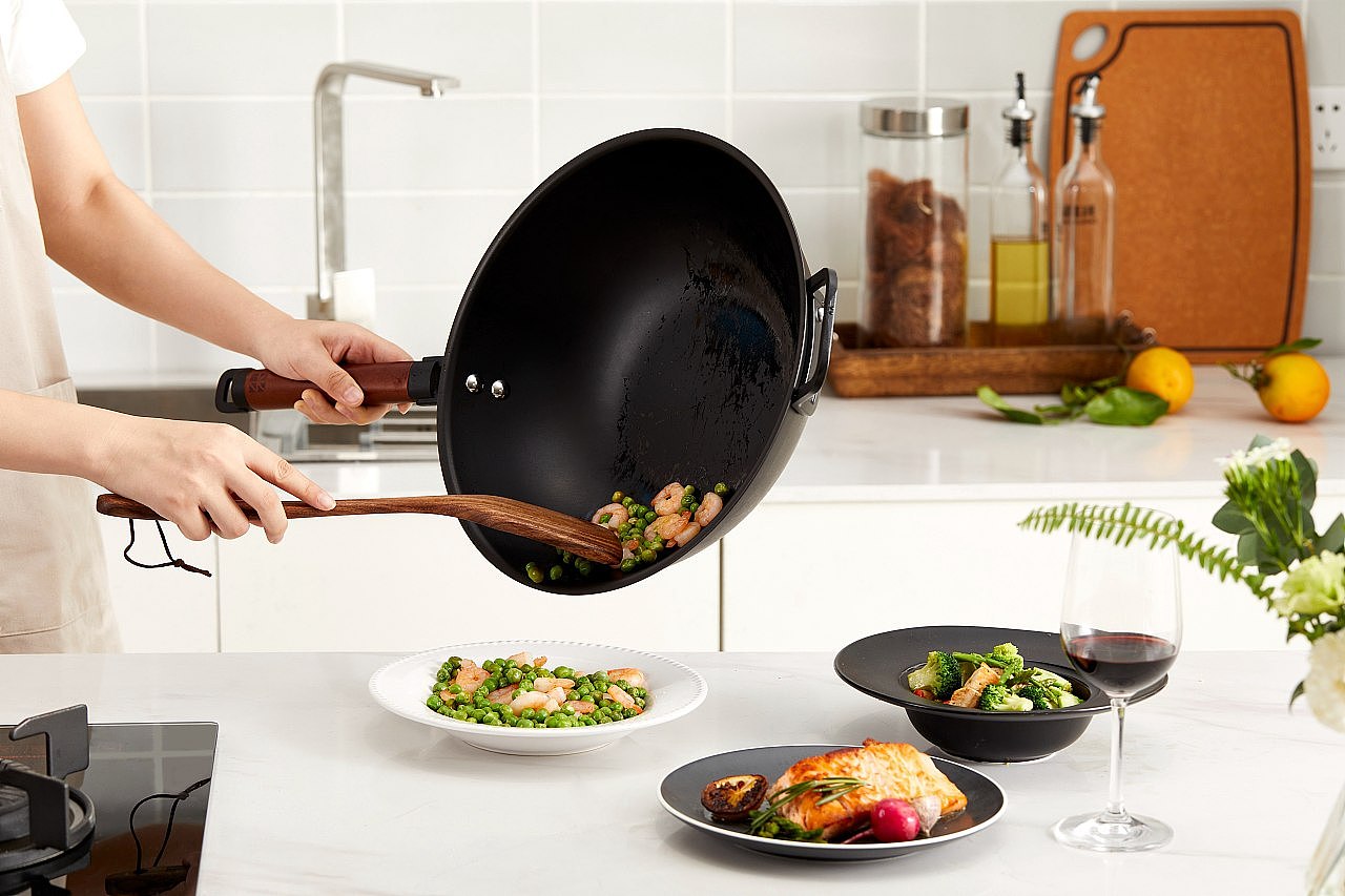 三禾纯铁炒锅推文视觉分享 vico美食视觉