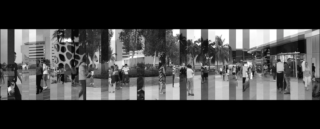 Tiny Significance motion pattern 城市全景摄影视频行走的风景