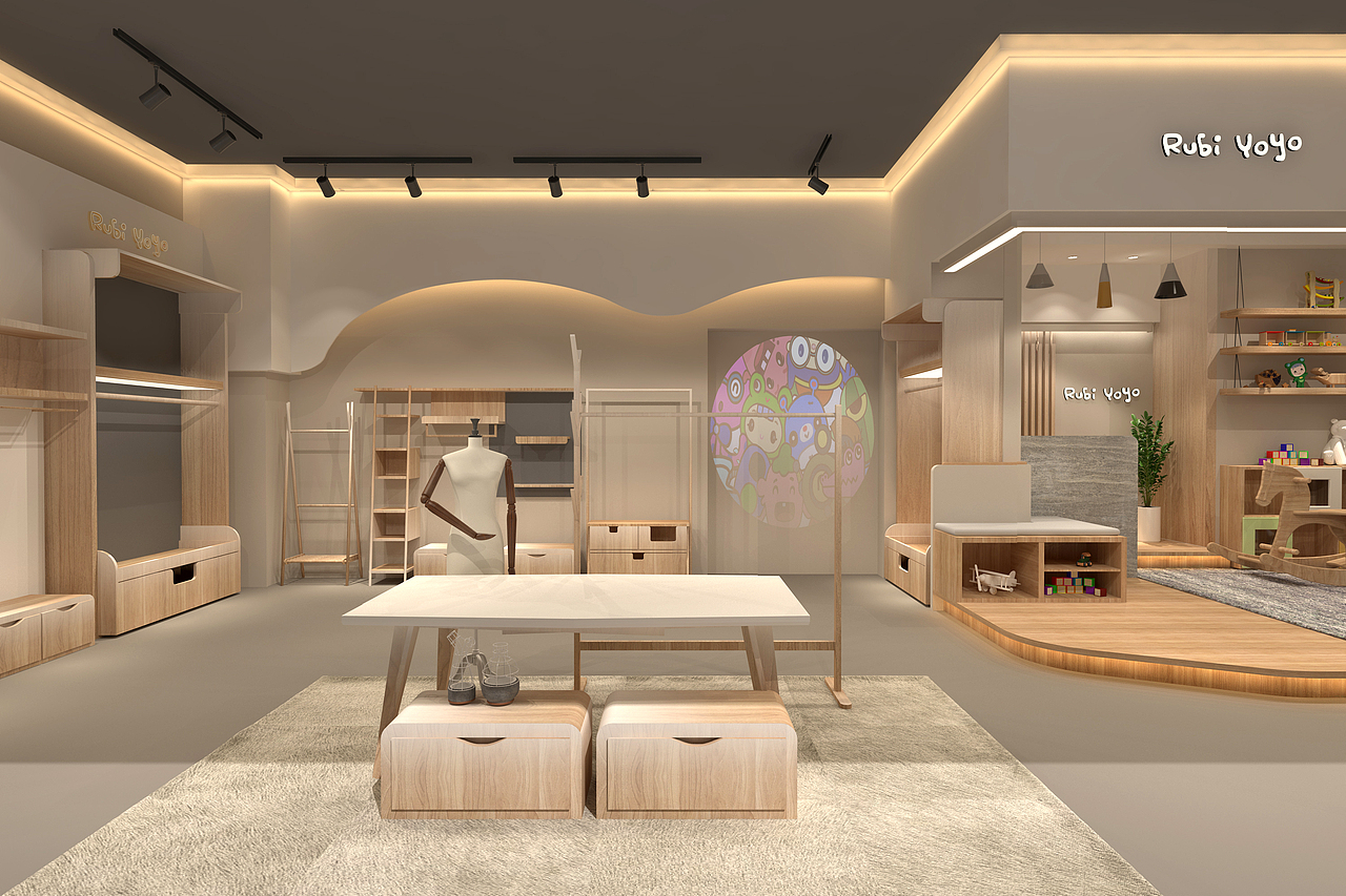 杭州龙湖天街乐比悠悠店面空间设计