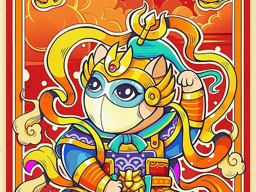 国潮插画习作