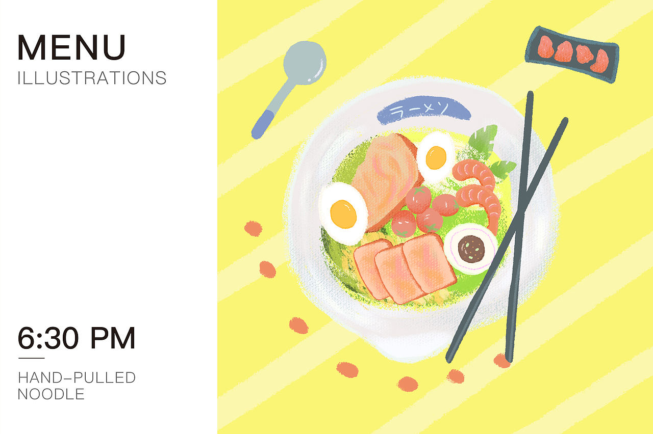 美食插画~（图ZMTk1NTE5MDQw） - 创作习作 - 站酷设计师尔东陈丶原创素材 - 站酷ZCOOL